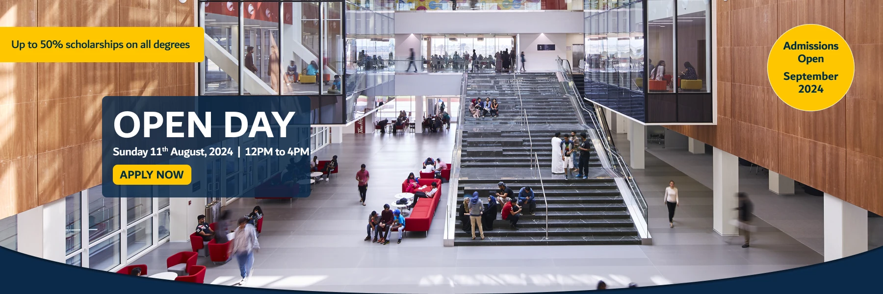 Open day banner